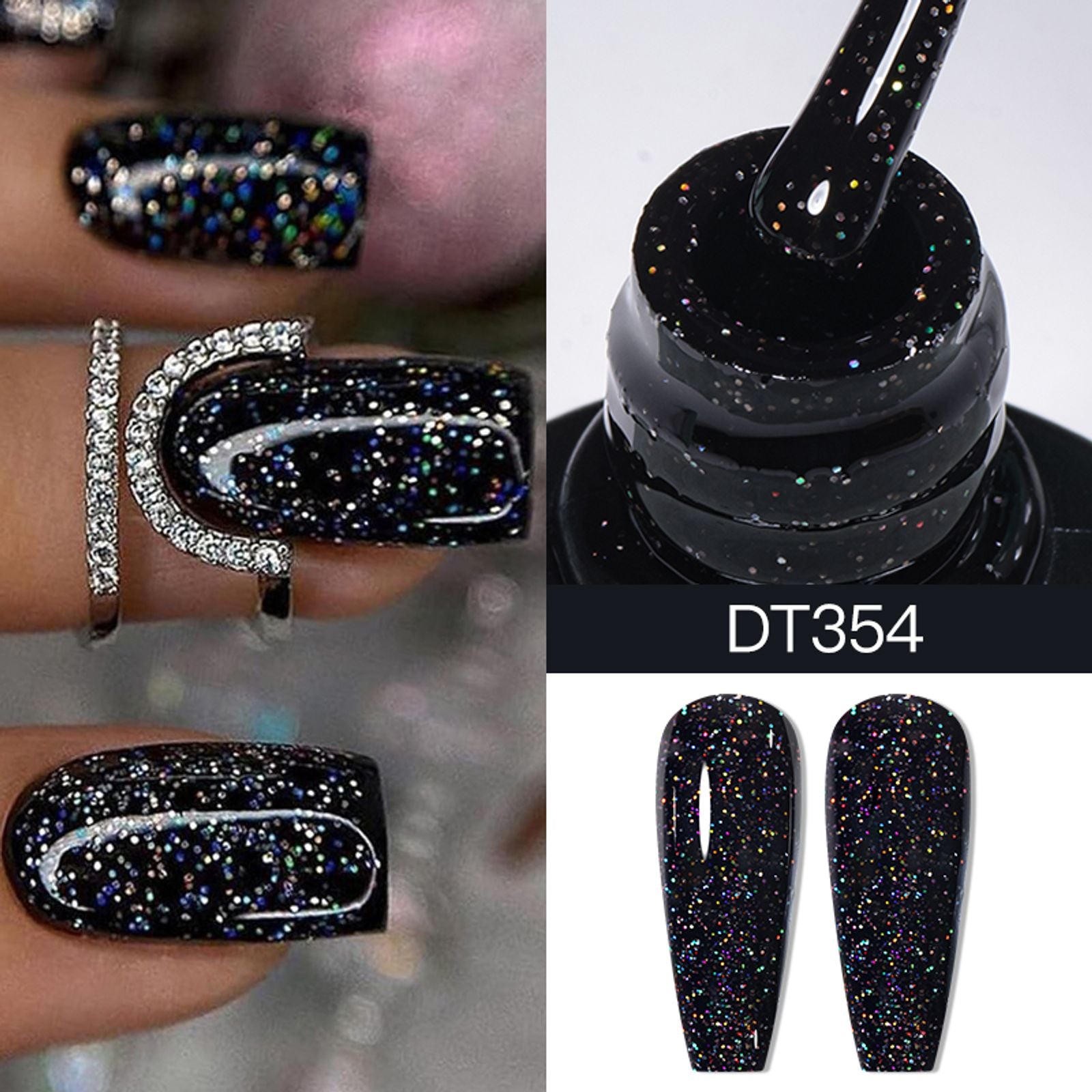 Meet Across 7ml Glitter Gel Nail Polish for All-Season Designs