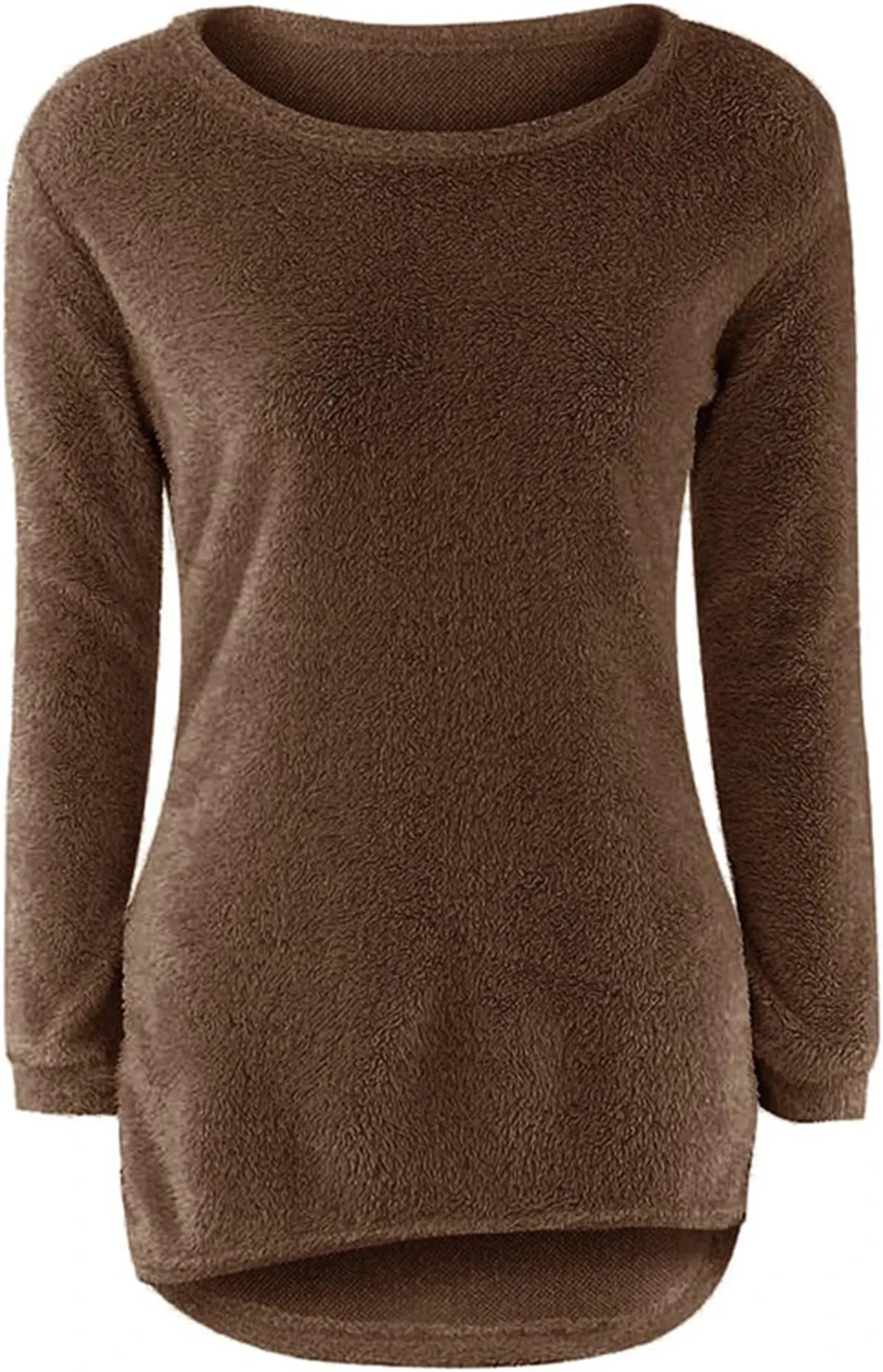 Plus Size Women's Warm Knitted Pullover Sweater