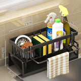 Multifunctional Sponge Rack and Kitchen Organizer