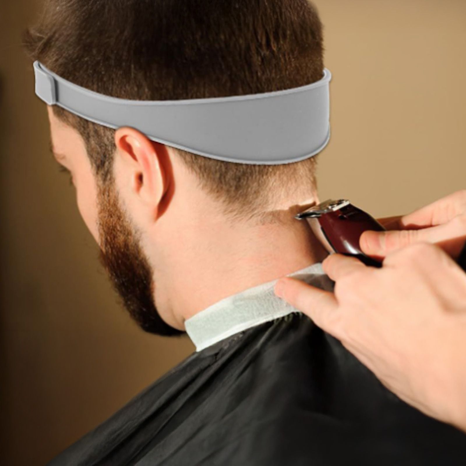 Hair Trimming Guide Neckline Shaving Template for Home Barbering