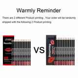 12-Piece Lip Liner and Matte Lipstick Pencil Set