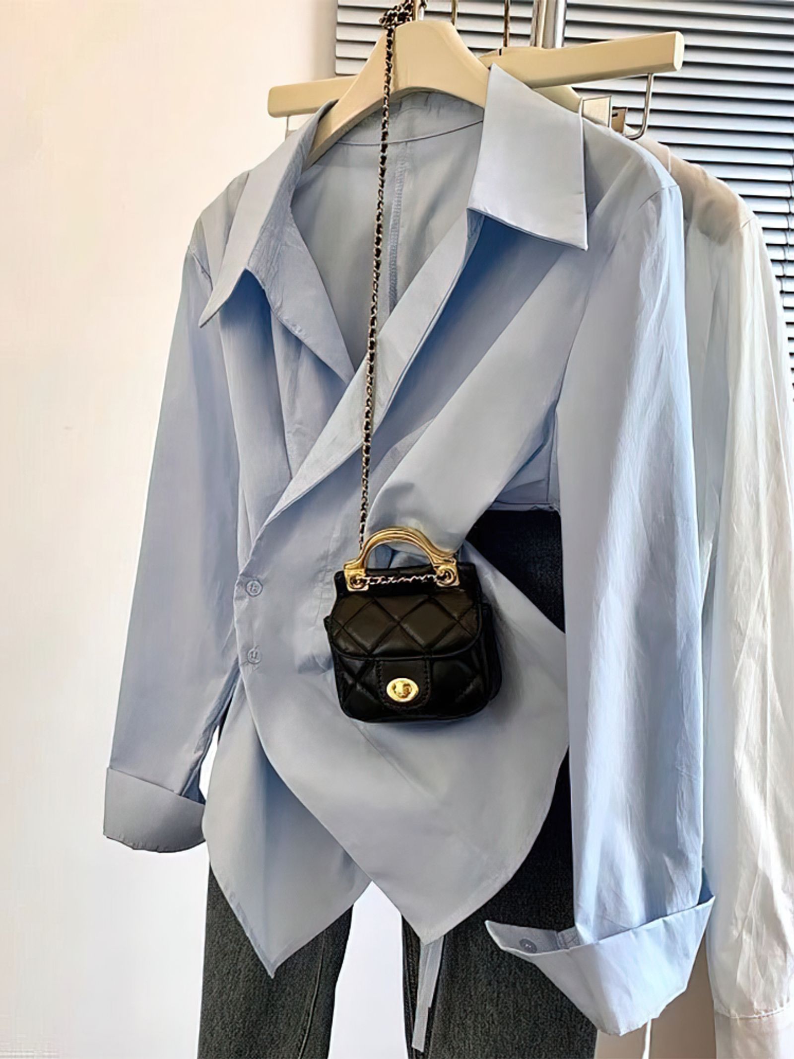 Elegant Women's Long Sleeve Polo Tunic Shirt