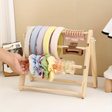 Solid Wood Multi-Layer Jewelry Display Rack