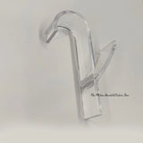 White Clear Hanger Clips for Towels and Scarves