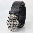 Retro Bohemian Style Black PU Leather Belt