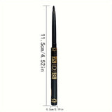3PCS Long-Lasting Waterproof Black Eyeliner Pencil