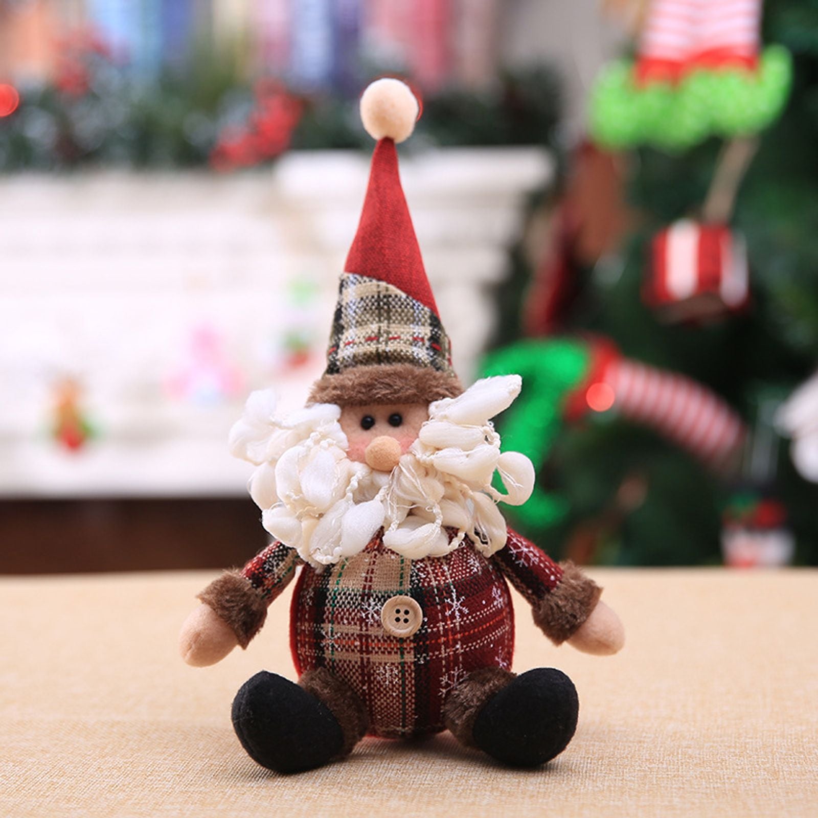 Telescopic Snowman Figure Christmas Decoration