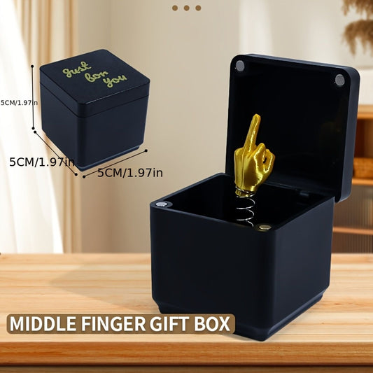 Funny Middle Finger Prank Gift in Box for Christmas