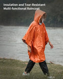 Waterproof Emergency Raincoat Poncho for Camping