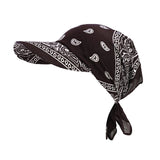 Womens Sun Hat with Printed Headband and Wide Brim