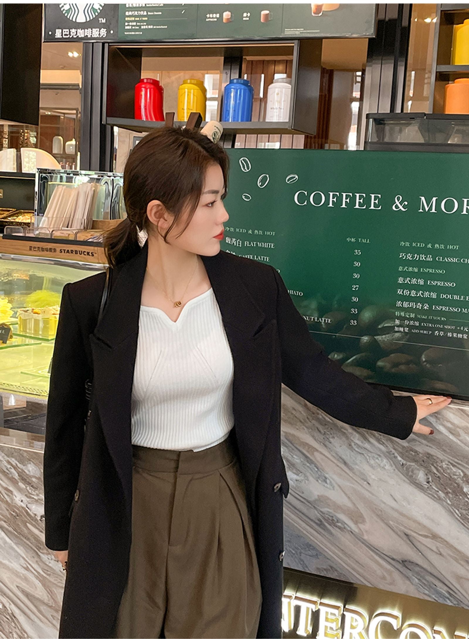 Chic V-Neck Knitted Ribbed Sweater for Women