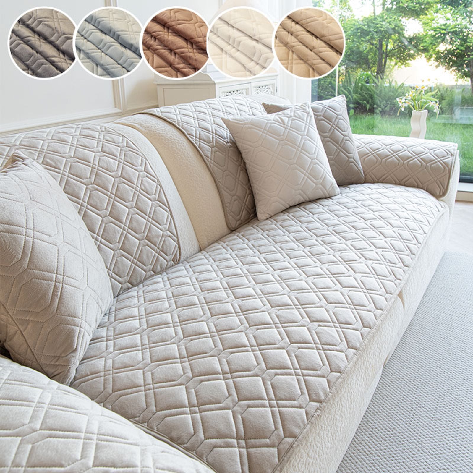 High-End Anti-Slip Sofa Cushion Cover for All Seasons