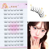 Self-Adhesive Fluffy Cluster Eyelashes for Daily Makeup