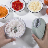 Manual Meat Mincer and Garlic Chopper