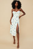 Women's Elegant Floral Beach Long Dress