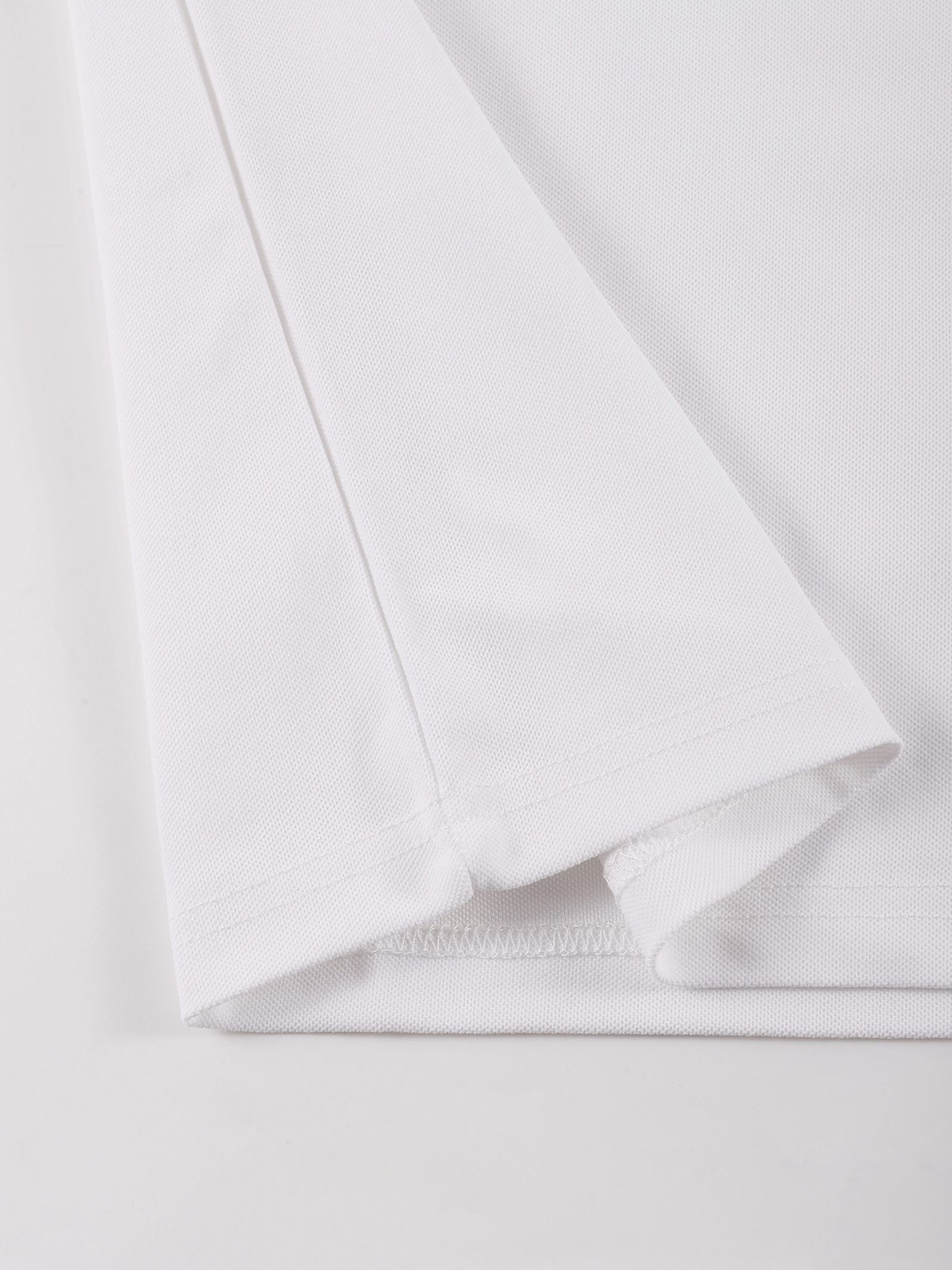 Gothic Design Letter R Long Sleeve Polo Shirt for Men