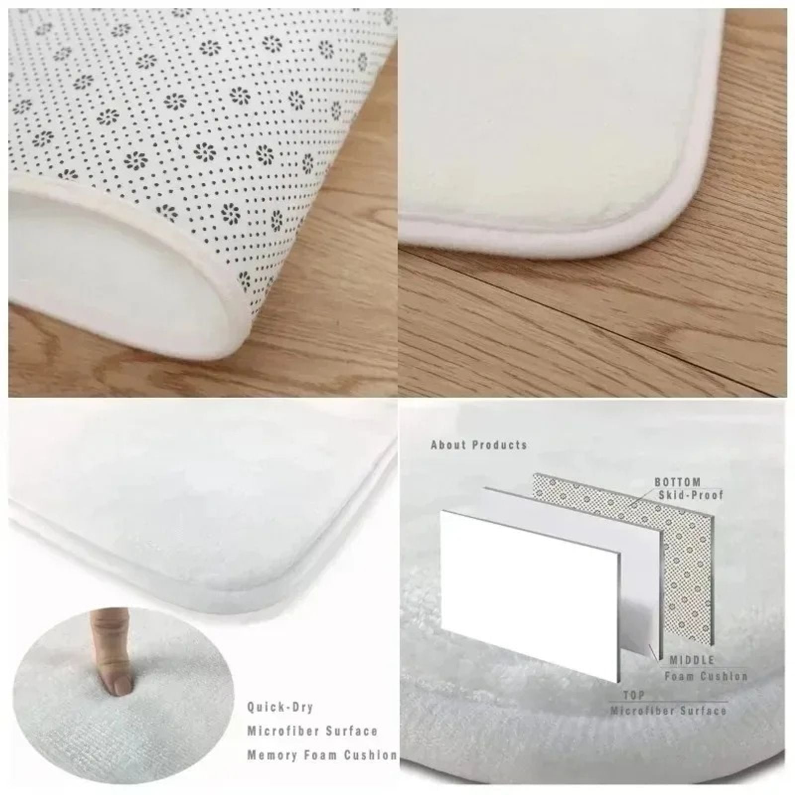 Merry Christmas Absorbent Door Mat