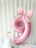 40-Inch Pink Bowknot Aluminum Foil Balloons