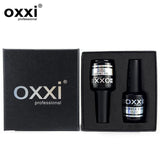 OXXI Rubber Base Coat UV Gel 15ml - No Wipe Top Coat Set