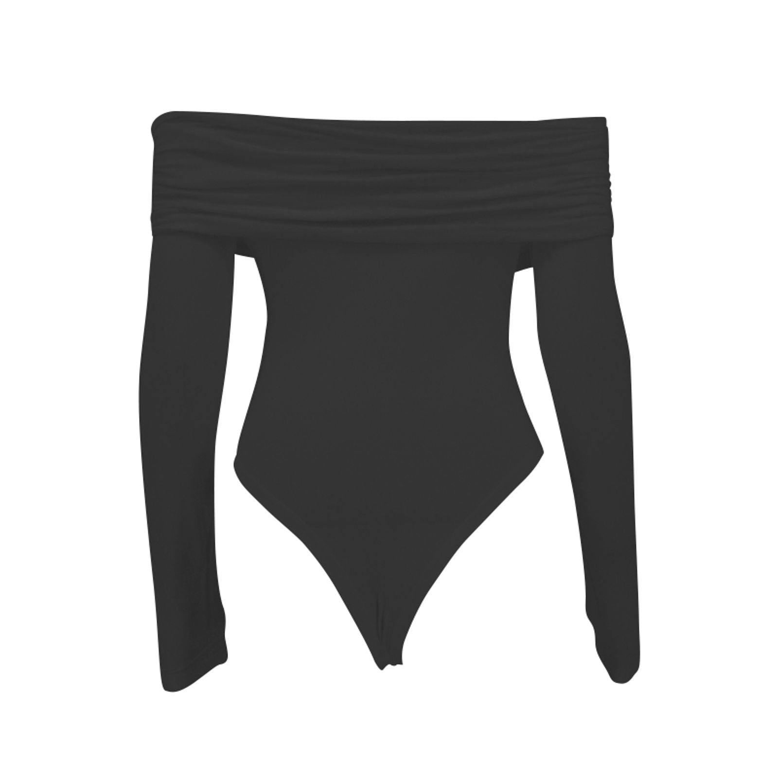 Women's Long Sleeve Crossed Bodysuit