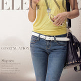 Women's High-Quality PU Leather Trousers Belt