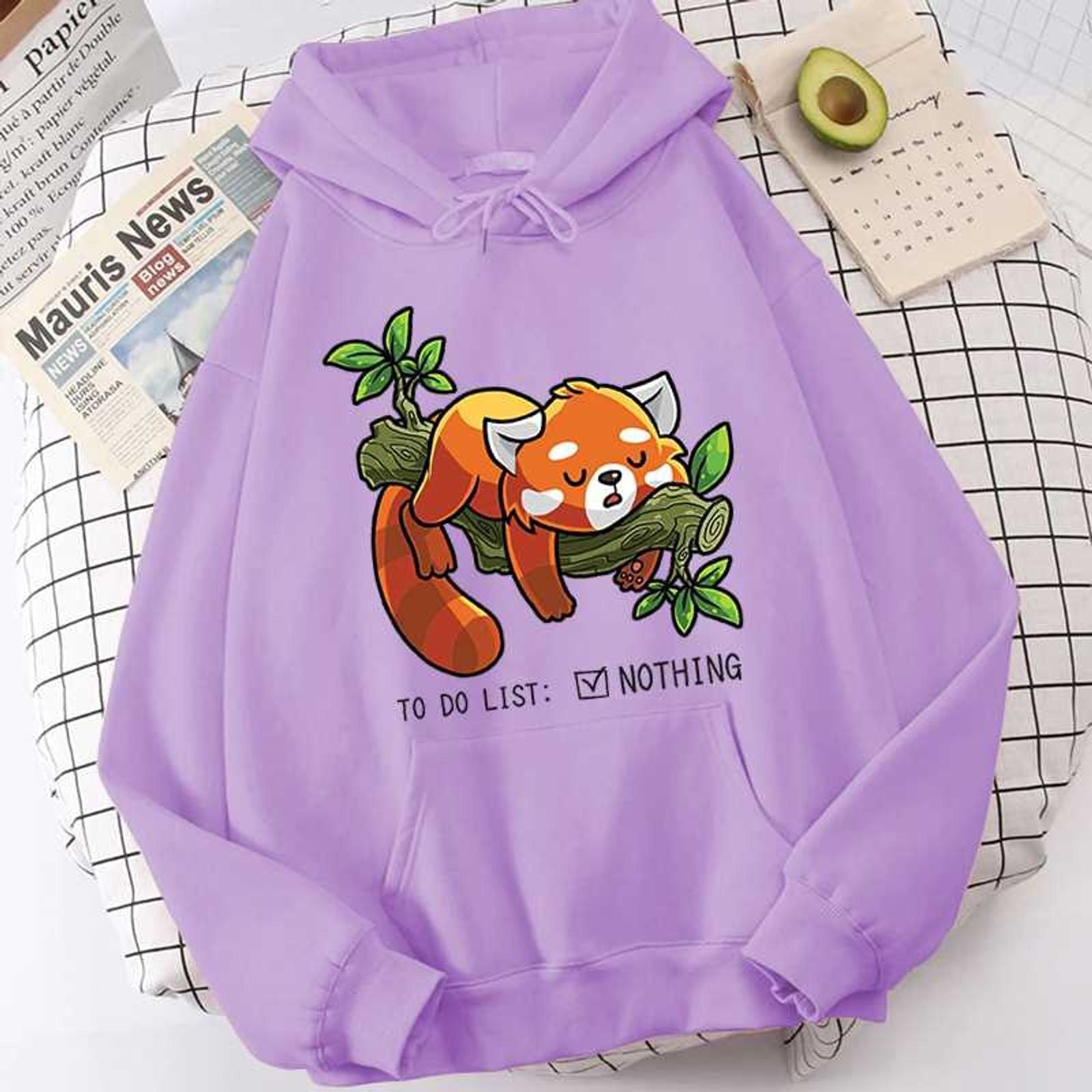 Funny Red Panda Hoodie for Men and Women