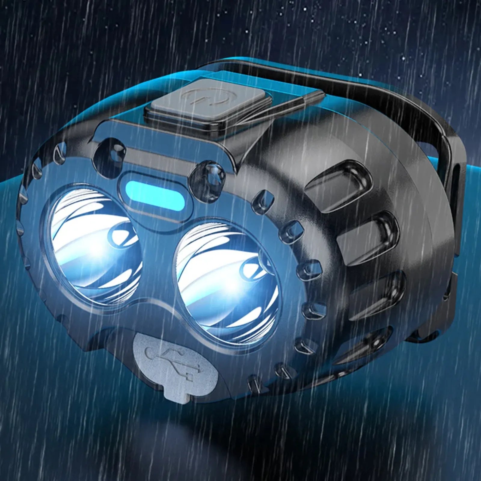 Powerful Waterproof LED Headlamp for Outdoor Activities