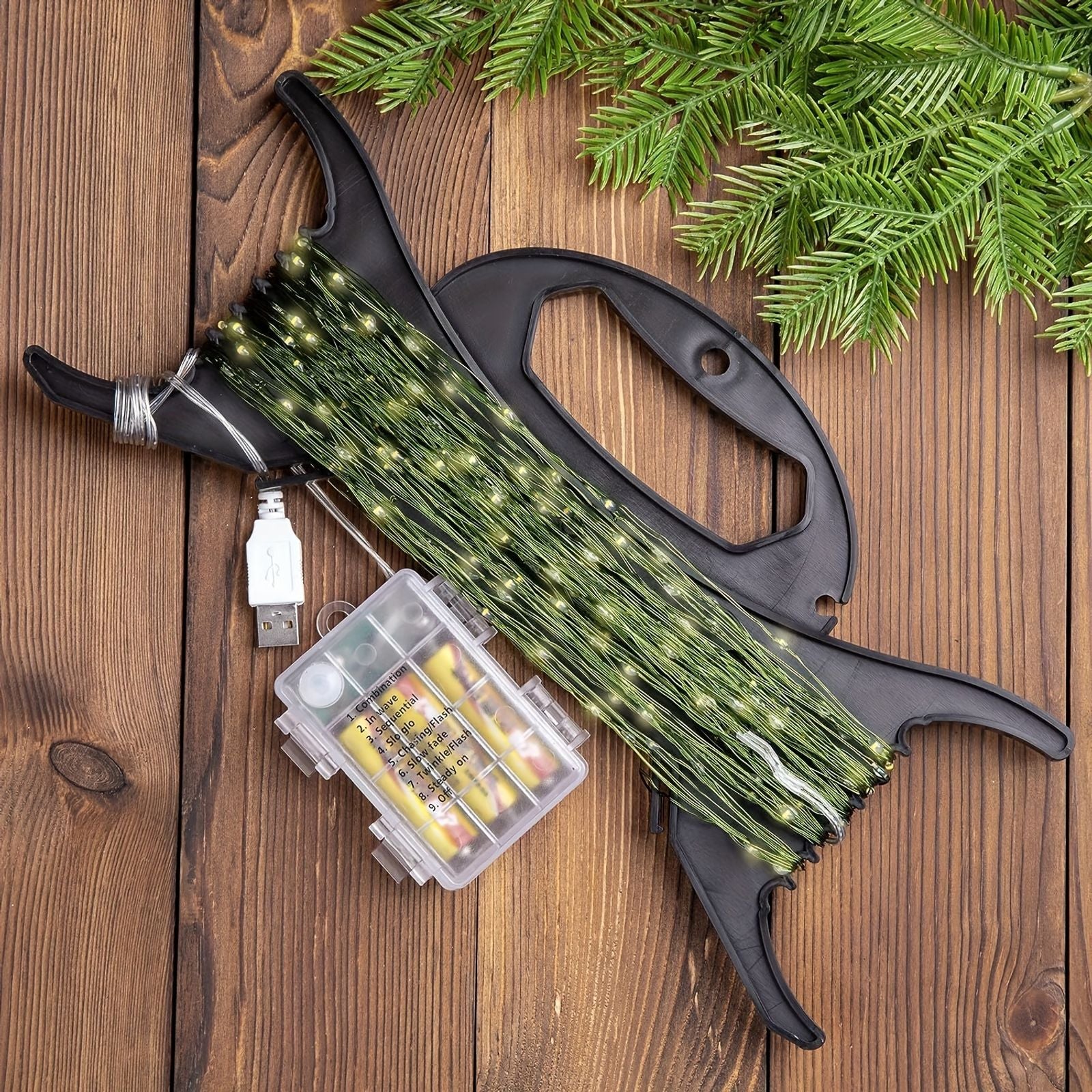 Large Light String Storage Bracket Organizer Clip