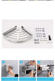 304 Stainless Steel Bathroom Corner Shelf - Wall-Mounted