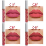 10pcs Nude Lip Gloss Matte Velvet Liquid Lipstick Set