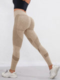 Elastic High Waist Leggings for Women - Seamless Fitness Tights