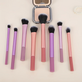 8pcs Soft Synthetic Makeup Brush Kit