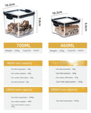 Large Plastic Sealed Jars for Grain and Seasoning Storage