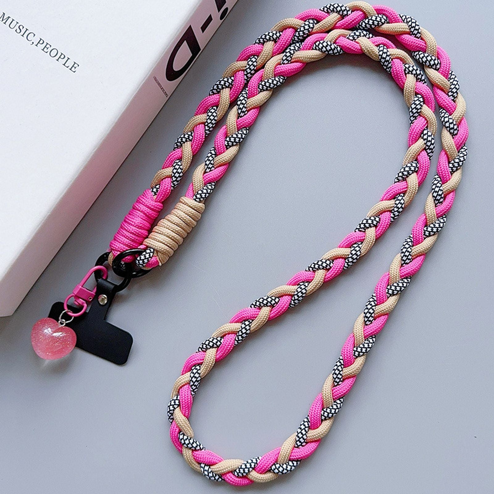 Creative Crossbody Phone Lanyard with Cartoon Pendant