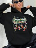 Women's Cozy Hooded Sweatshirt with Disney Characters