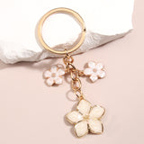 Cute Sakura Flower Keychain - Enamel Key Ring for Women