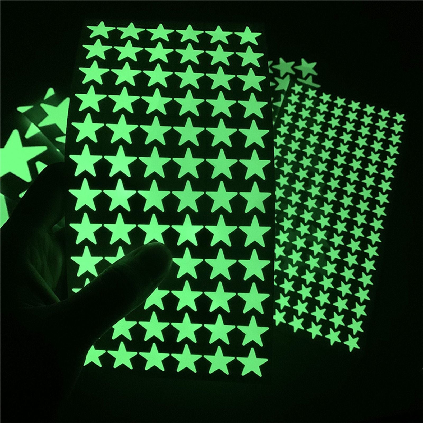 Glow In The Dark Star Stickers - 3D Wall Art for Kids' Rooms