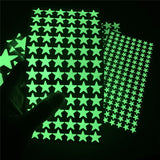 Glow In The Dark Star Stickers - 3D Wall Art for Kids' Rooms