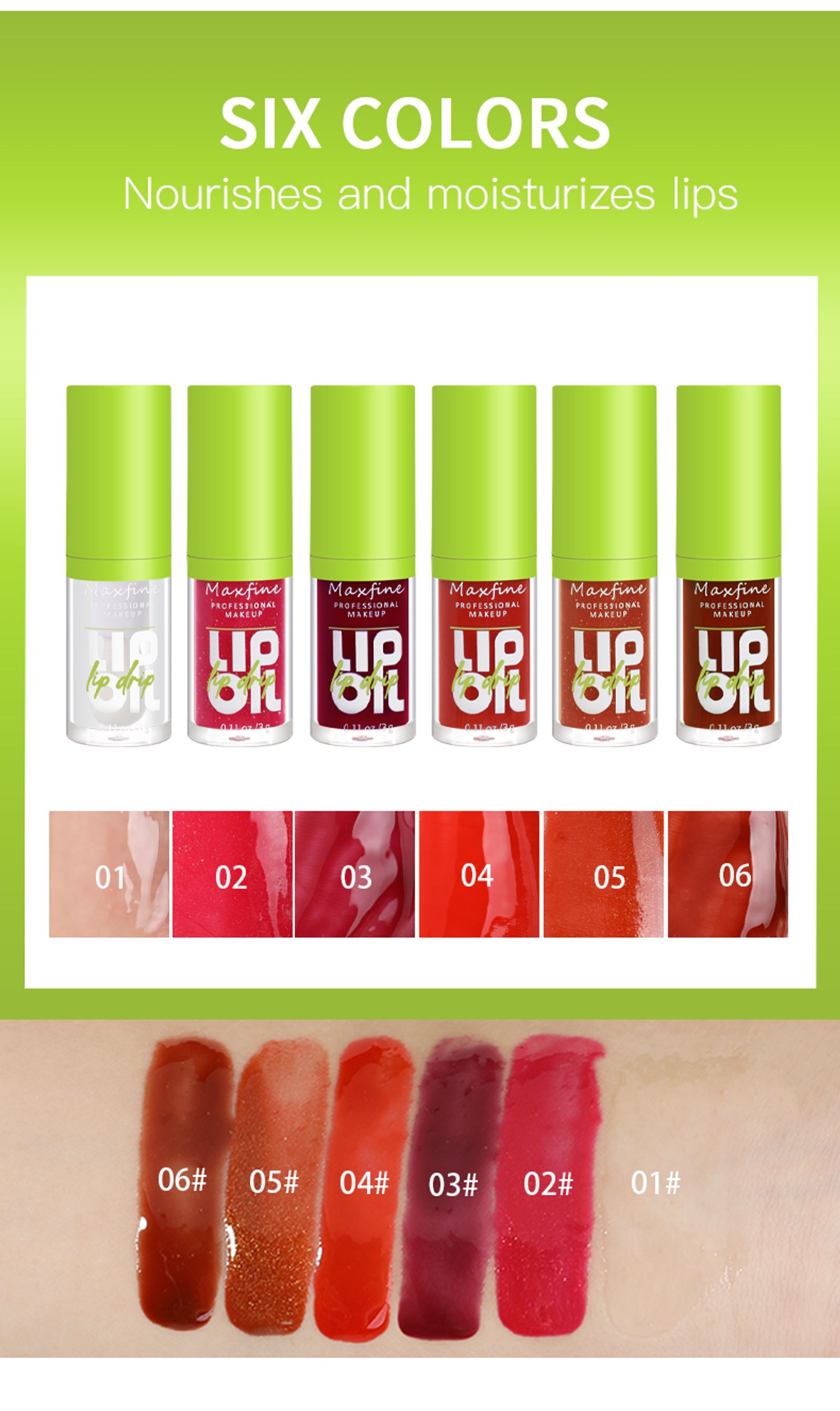 6-Tone Moisturizing Luminous Lip Gloss