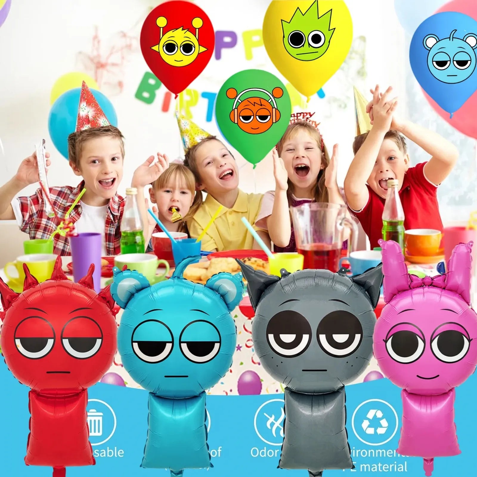 Incredibox Balloon Set for Birthday Party Decorations