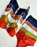 Bandeau Push Up Bikini Set for Women