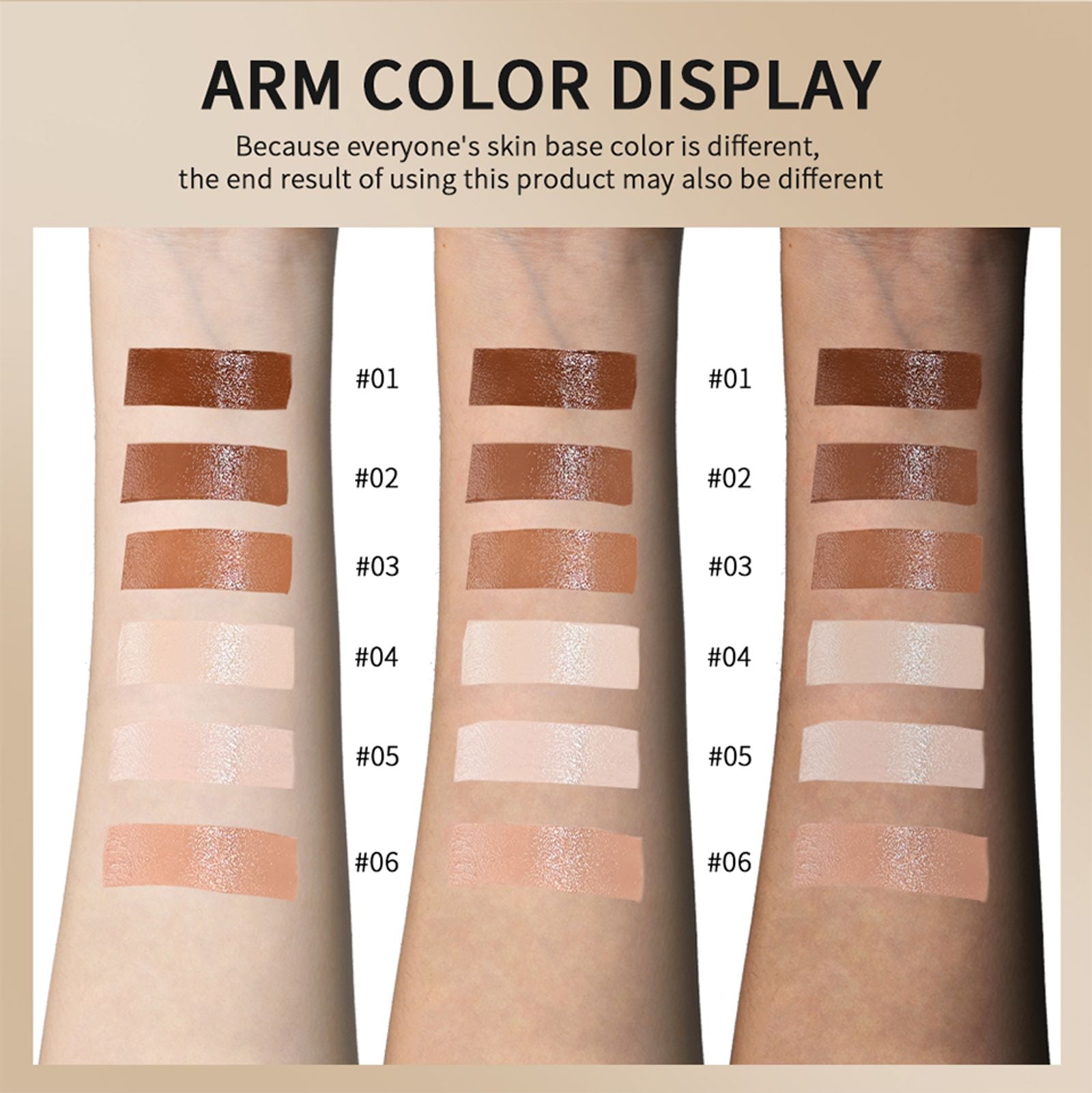 Skin Tint Foundation Stick - 6 Color Options