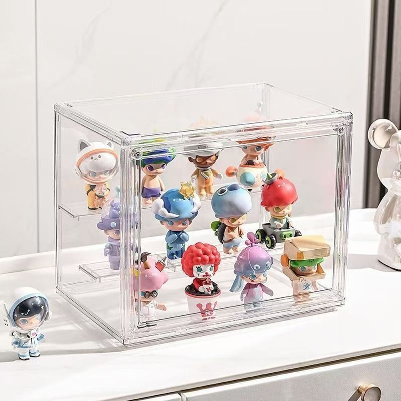 Three Layer Acrylic Display Rack for Dolls and Models
