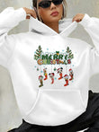 Women's Cozy Hooded Sweatshirt with Disney Characters
