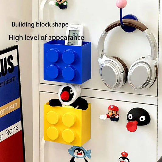 Magnetic Wall-Mounted Kitchen Straw and Cling Film Storage Box