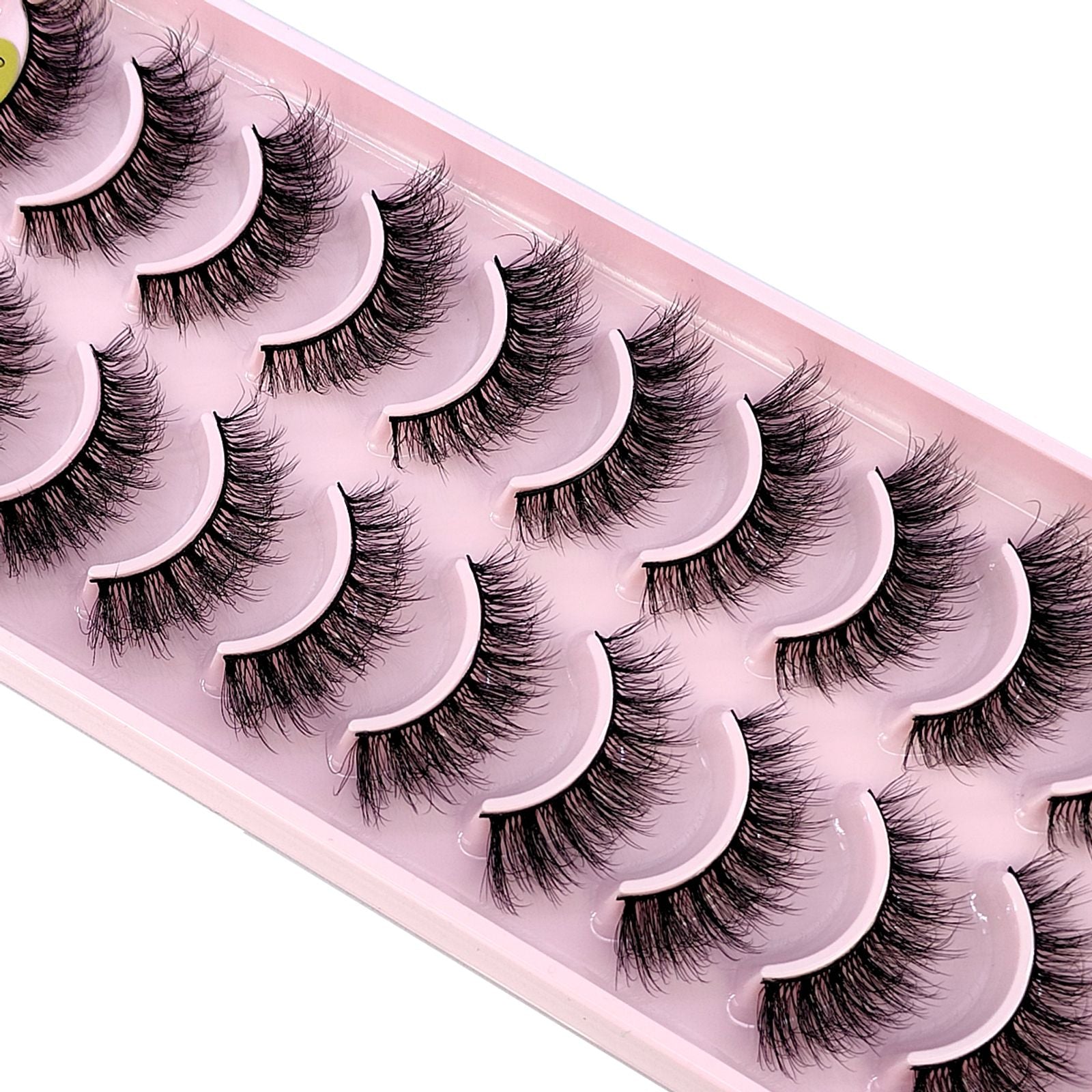 3D Faux Mink Hair False Eyelashes - Natural Crisscross Lashes
