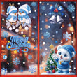 Christmas Window Stickers - Snowman, Santa, Snowflake & Elk