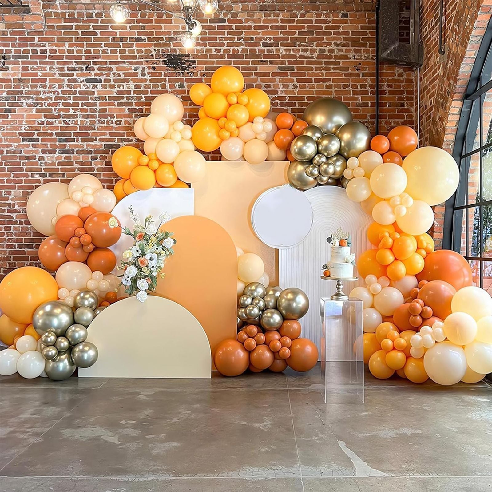 10/12 Inch Orange Latex Balloons for Celebrations