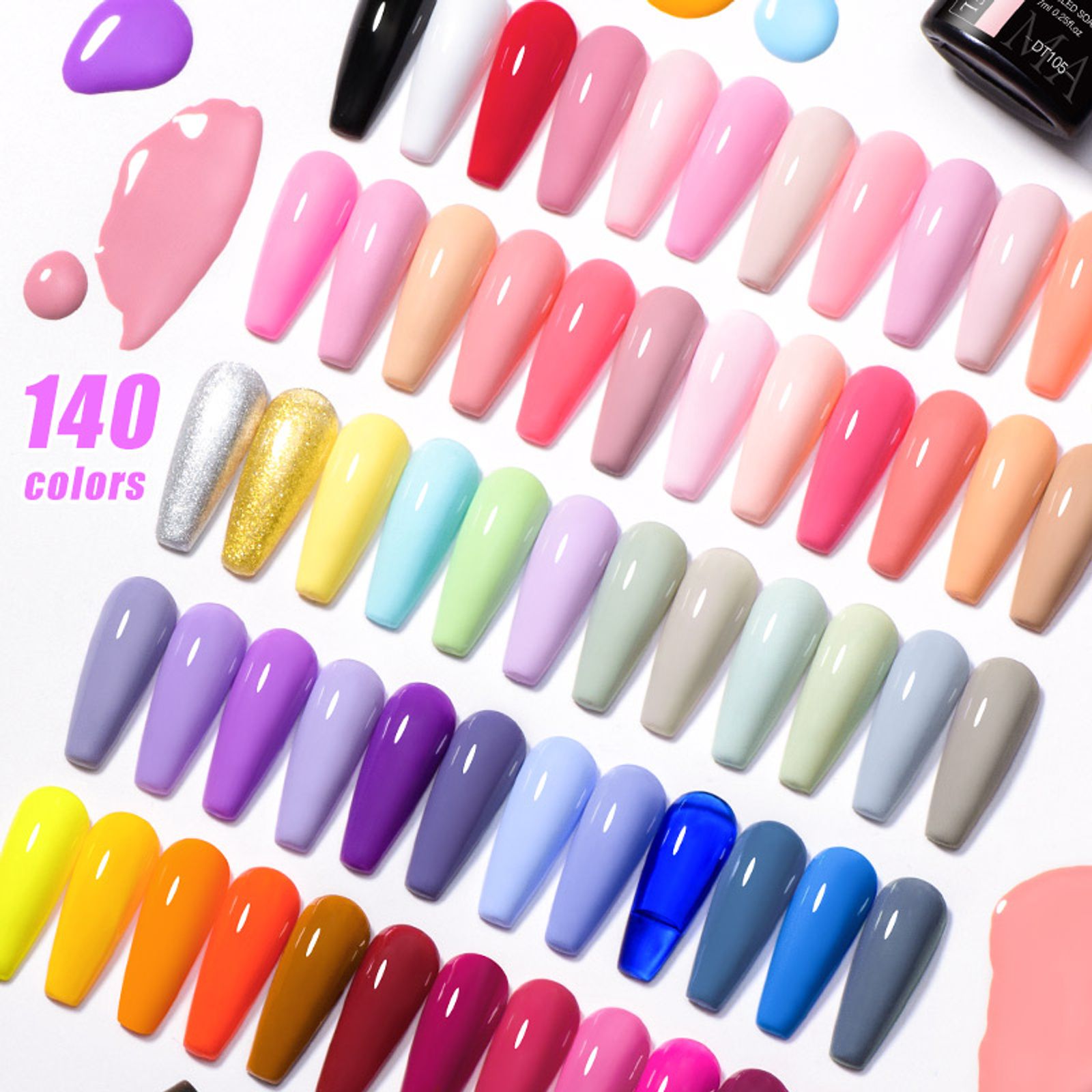 Meet Across 7ml Glitter Gel Nail Polish for All-Season Designs