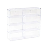 Acrylic Car Display Box 1:64 for Hot Wheels - 8 Grid Rack